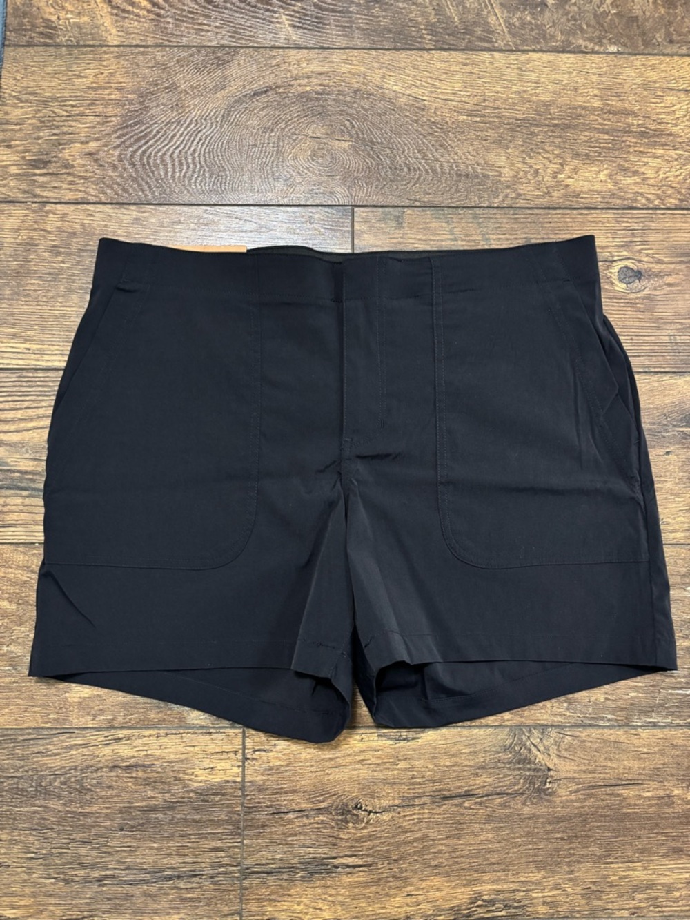 Eddie Bauer Classic Black Women's Hiker Shorts, Size 14